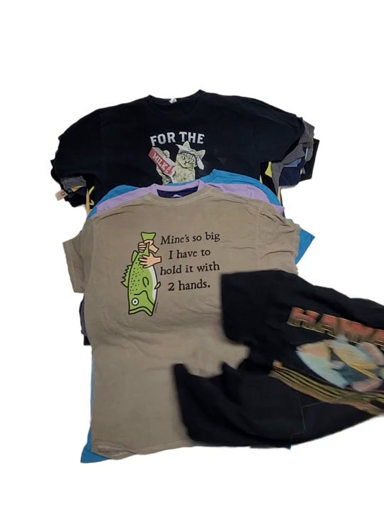 Recycle Fish + Graphic T-Shirts 68 pcs