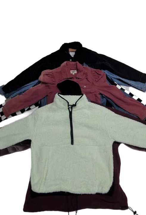 Recycle Fleece + Denim Jackets 13 pcs