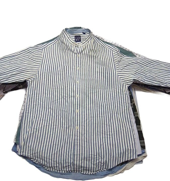 Recycle Gap Nautica Chaps J Crew & LL Bean Shirts 35 pcs