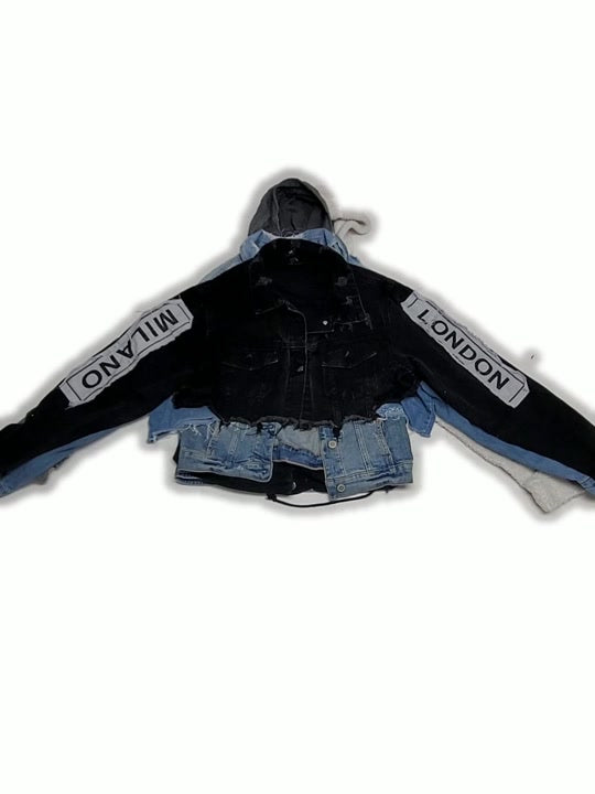 Recycle Girls Denim Trucker Jackets 19 pcs