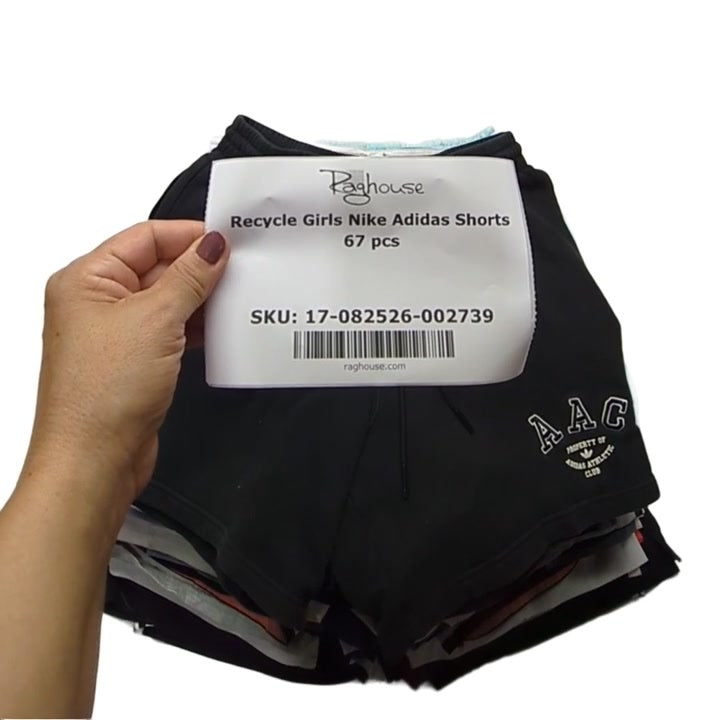 Recycle Girls Nike Adidas Shorts 67 pcs