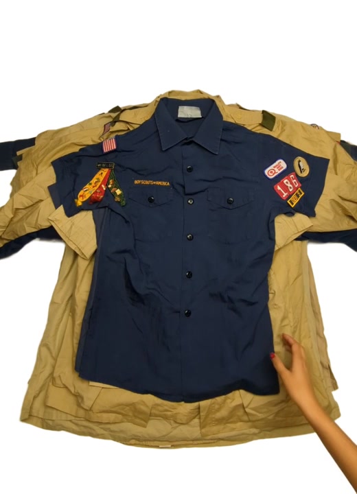Recycle & Good Adult & Kids Boy Scout Shirts 42 pcs