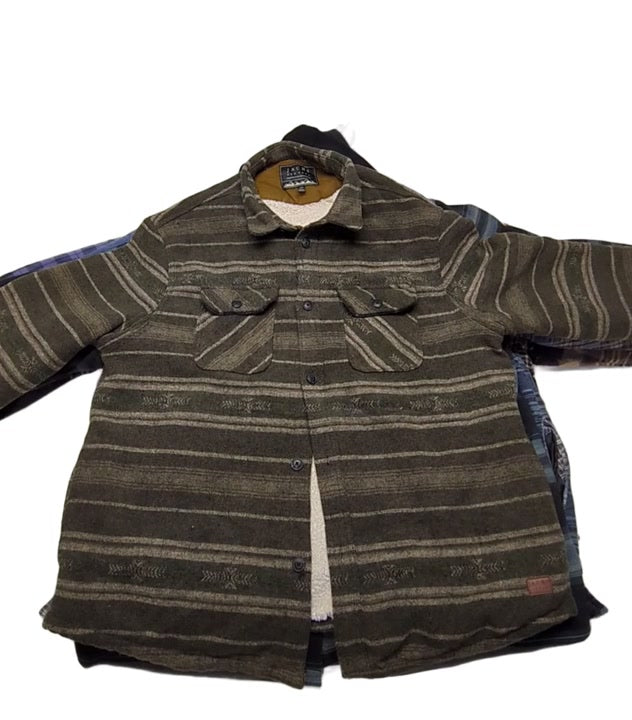 Recycle & Good Big Size Shirt Jackets 8 pcs