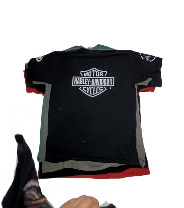 Recycle & Good Harley Davidson T-Shirts 16 pcs