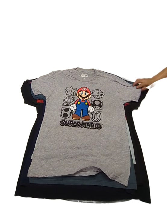 Recycle & Good Mario & Video Game T-Shirts 28 pcs