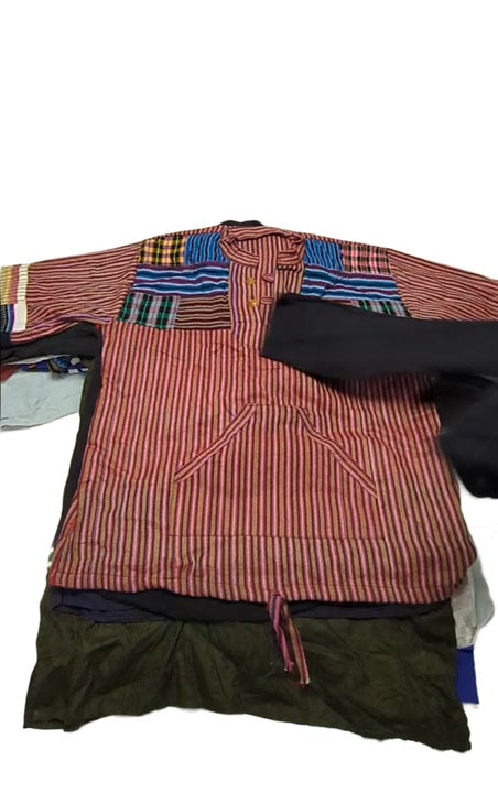 Recycle & Good Mens Hippie Shirts 38 pcs