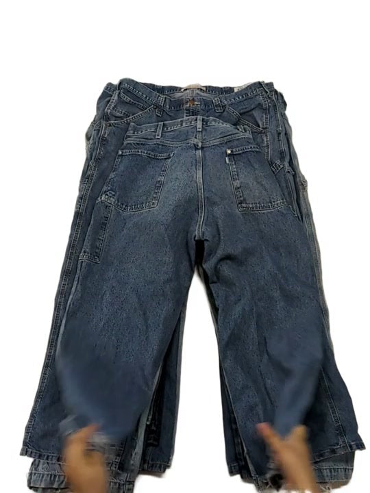 Recycle & Good Mens Over Size Carpenter Jeans 14 pcs