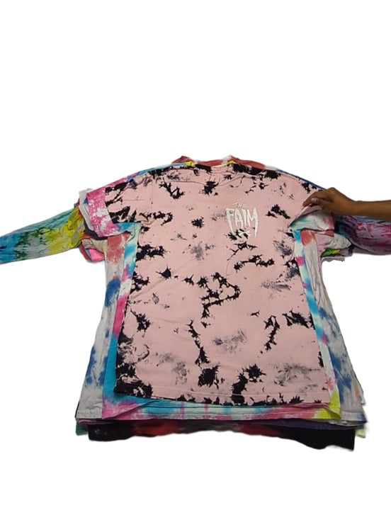 Recycle & Good Tye Dye T-Shirts 65 pcs