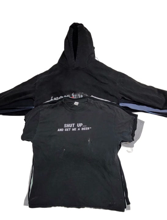 Recycle Graphic Sweatshirts + Statement Tees 34 pcs