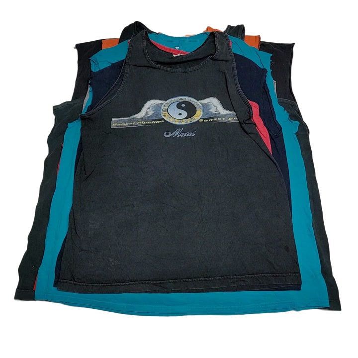 Recycle Graphic Tanks 66 pcs