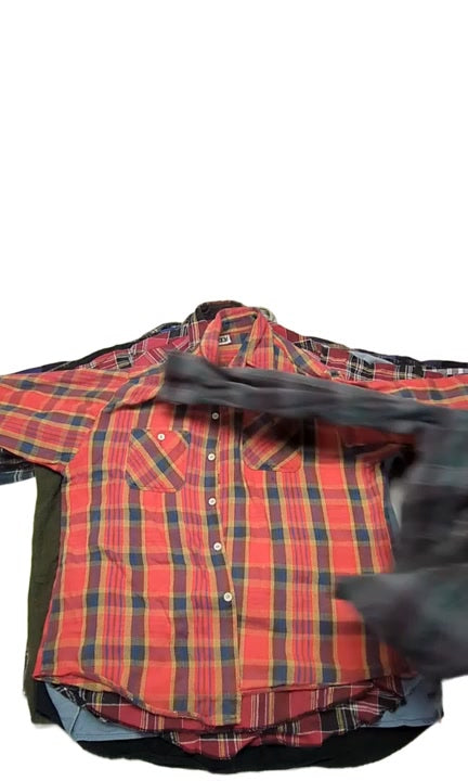 Recycle Heavyweight Flannel Shirts 17 pcs