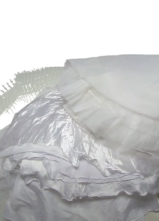 Recycle Just White Crinolines 7 pcs