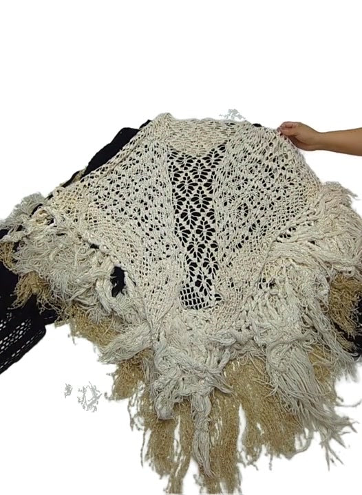 Recycle Knit Shawls 8 pcs