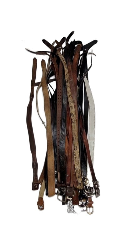 Recycle Leather Belts 40 pcs