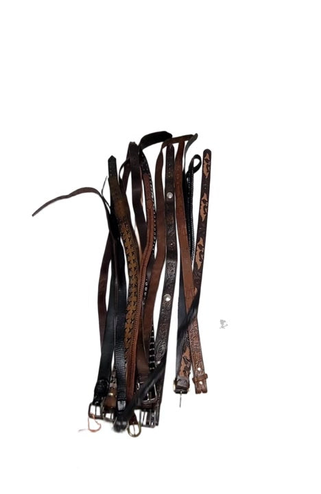 Recycle Leather Belts 42 pcs