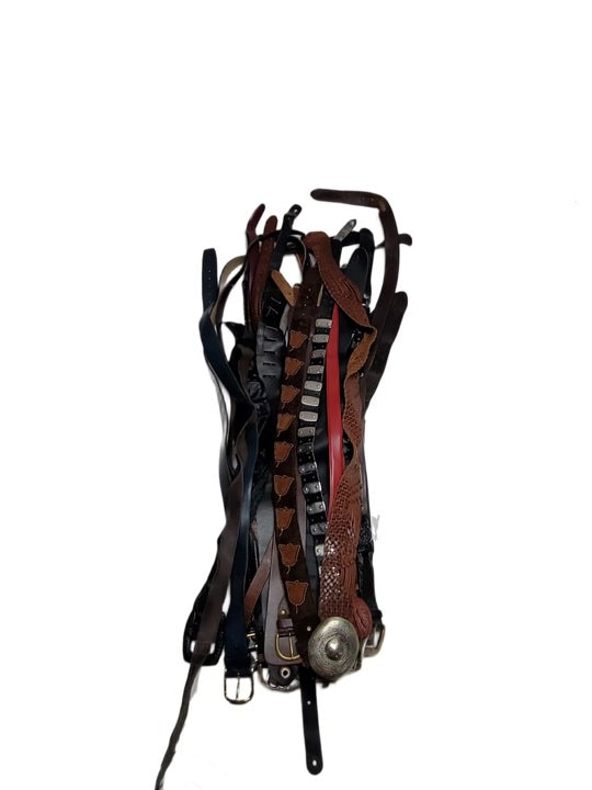 Recycle Leather Belts 45 pcs
