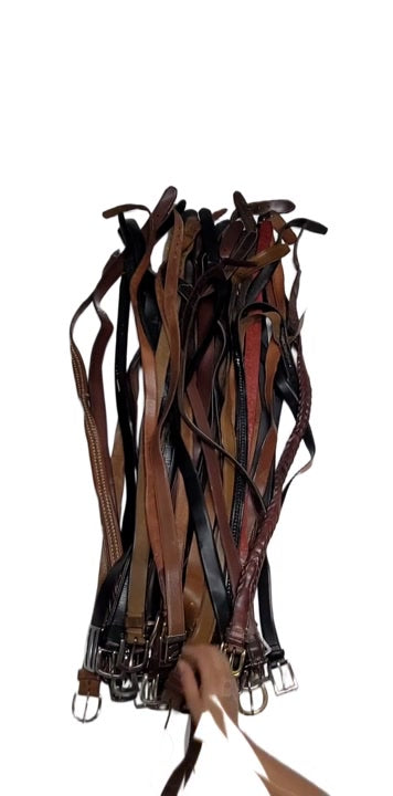 Recycle Leather Belts 68 pcs
