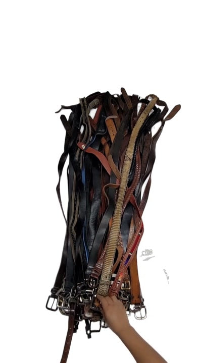 Recycle Leather Belts 70 pcs