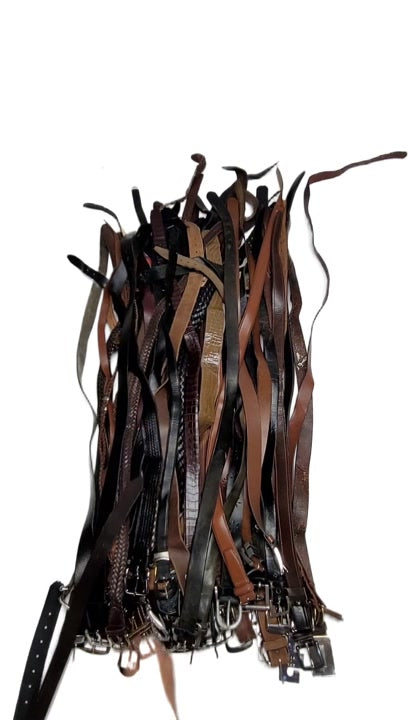 Recycle Leather Belts 80 pcs