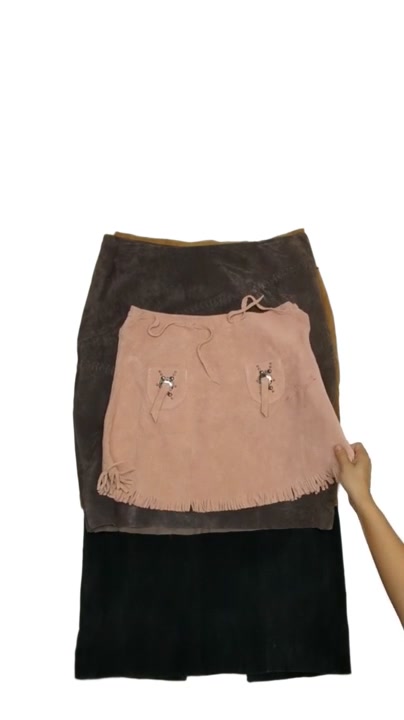 Recycle Leather Skirts 4 pcs