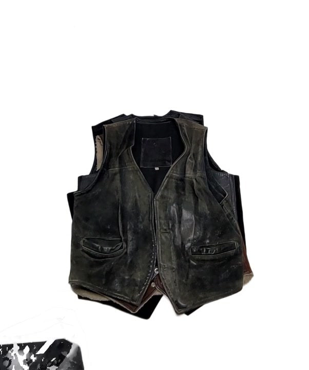 Recycle Leather Vests 10 pcs