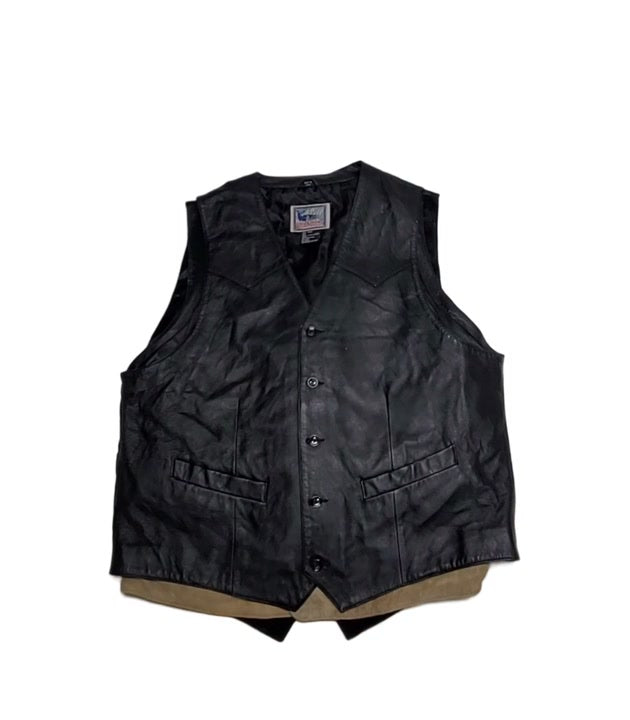 Recycle Leather Vests 11 pcs