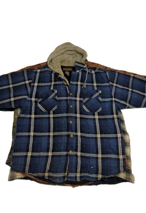 Recycle Lined Flannel Shirts 10 pcs