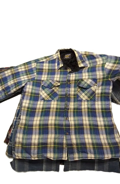 Recycle Lined Flannel Shirts 12 pcs