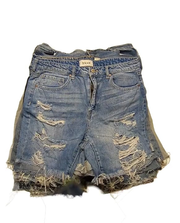 Recycle Long Denim Cut Offs 37 pcs