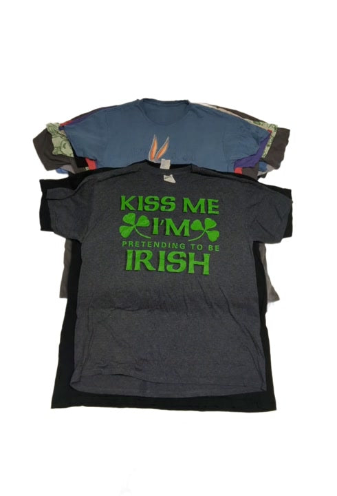 Recycle Long Sleeve Graphics + Cartoon + Statement T-Shirts 62 pcs