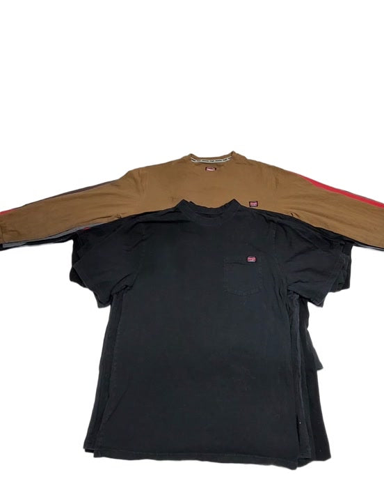 Recycle Long Sleeve & Just Black Blank Tees 29 pcs