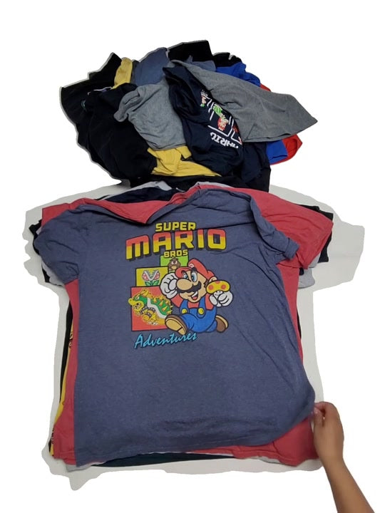 Recycle Mario & Video Game T-Shirts 58 pcs
