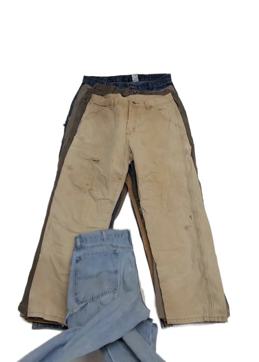 Recycle Mens Carpenter Jeans 16 pcs