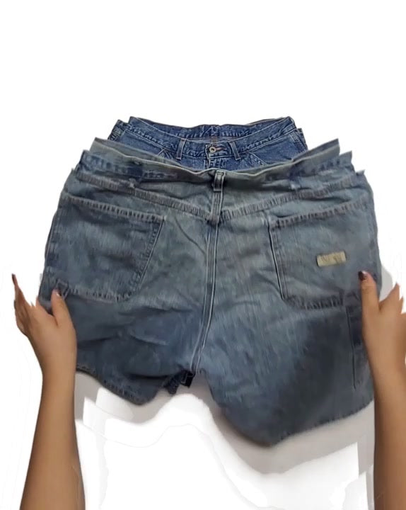 Recycle Mens Denim Shorts 18 pcs