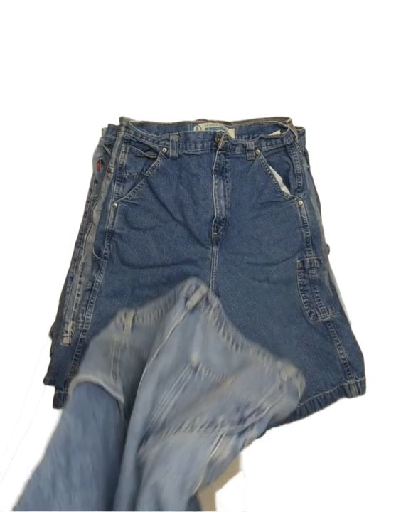 Recycle Mens Denim Shorts 24 pcs