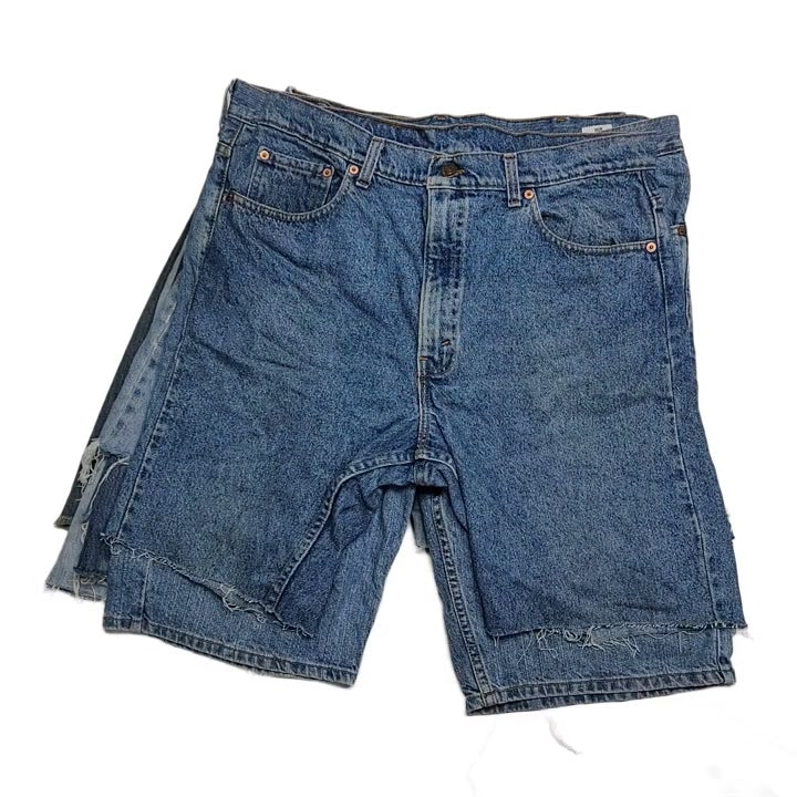 Recycle Mens Levis Denim Shorts 21 pcs