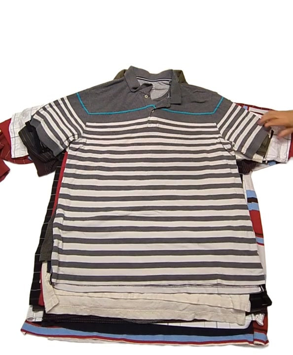 Recycle Mens Modern Polos 44 pcs