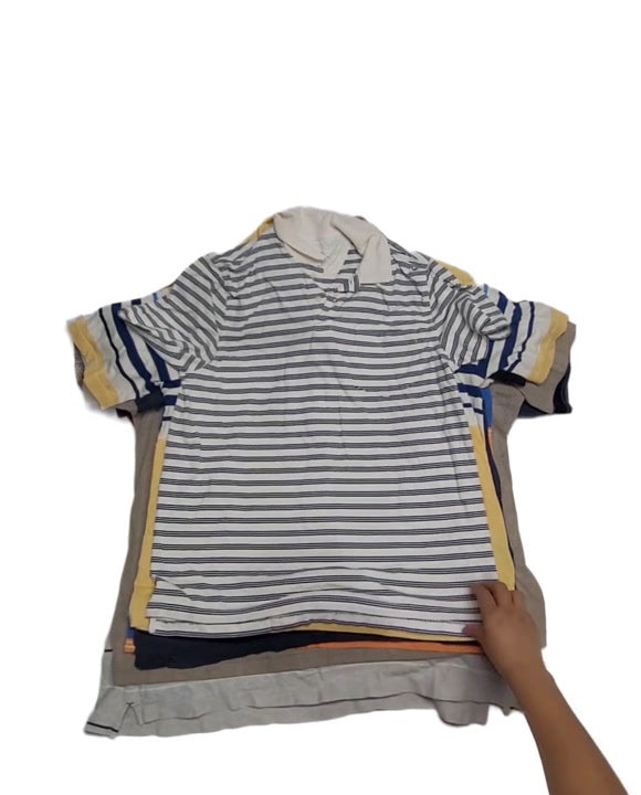 Recycle Mens Modern Polos 45 pcs