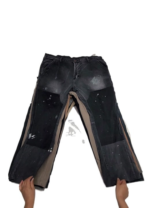 Recycle Mens Over Size Cargo & Carpenter Pants 16 pcs