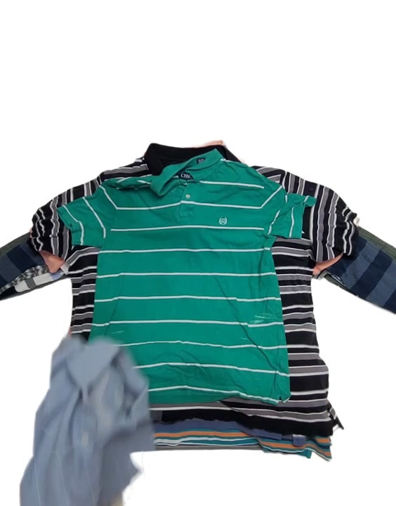 Recycle Mens Polos 45 pcs
