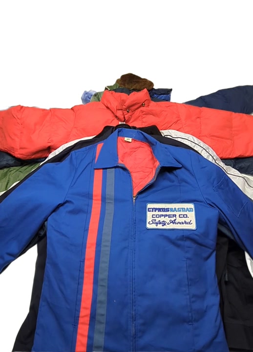 Recycle Mens Vintage Jackets 9 pcs