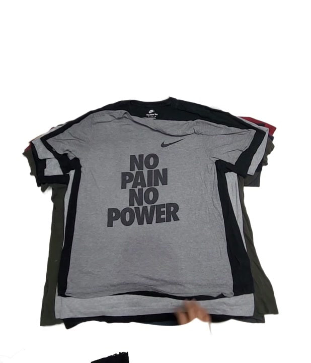 Recycle Nike Adidas Champion Fila Reebok Puma T-Shirts 60 pcs