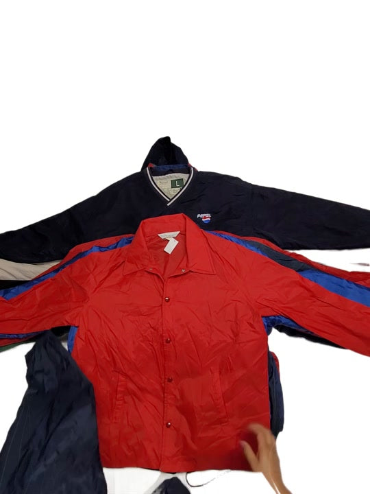 Recycle Nylon Pullovers + Vintage Snap Windbreakers 27 pcs