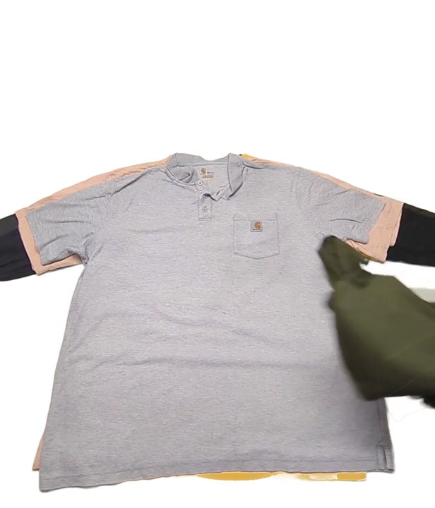 Recycle Over Size Carhartt Tees & Polos 15 pcs