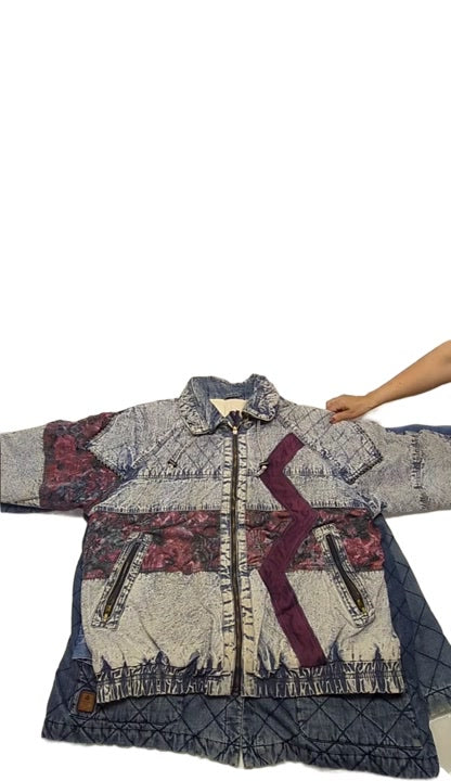 Recycle Over Size Denim Jackets 8 pcs