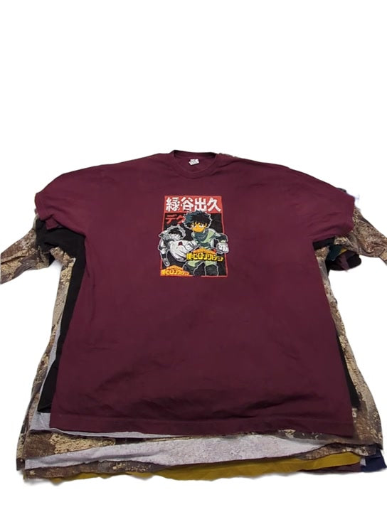 Recycle Over Size Graphic T-Shirts 41 pcs