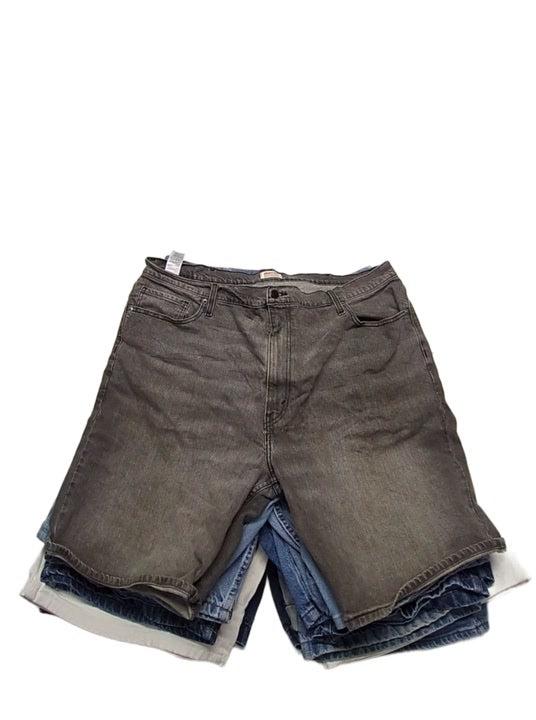 Recycle Over Size Mens Denim Shorts 21 pcs