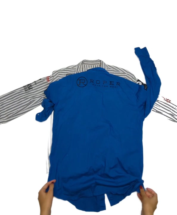 Recycle Roper Western Blouses 5 pcs