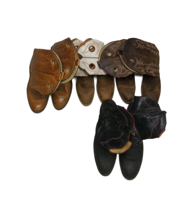 Recycle Round Toe Boots 5 pcs