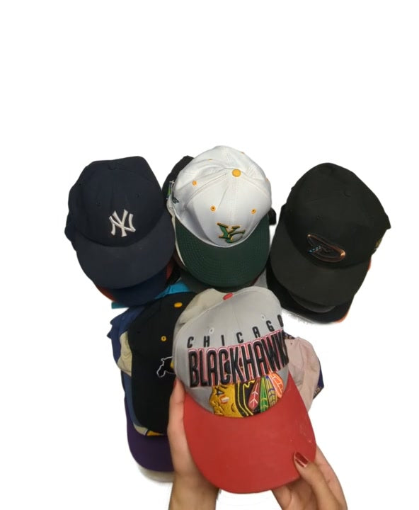 Recycle Sports Hats 58 pcs